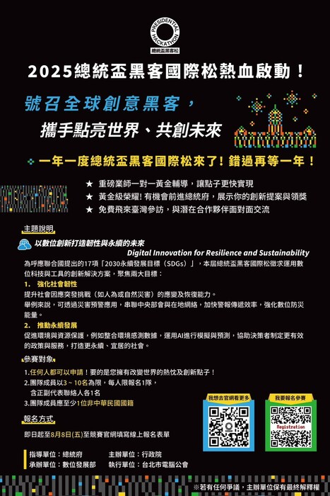 【公告】2025總統盃黑客國際松圖片